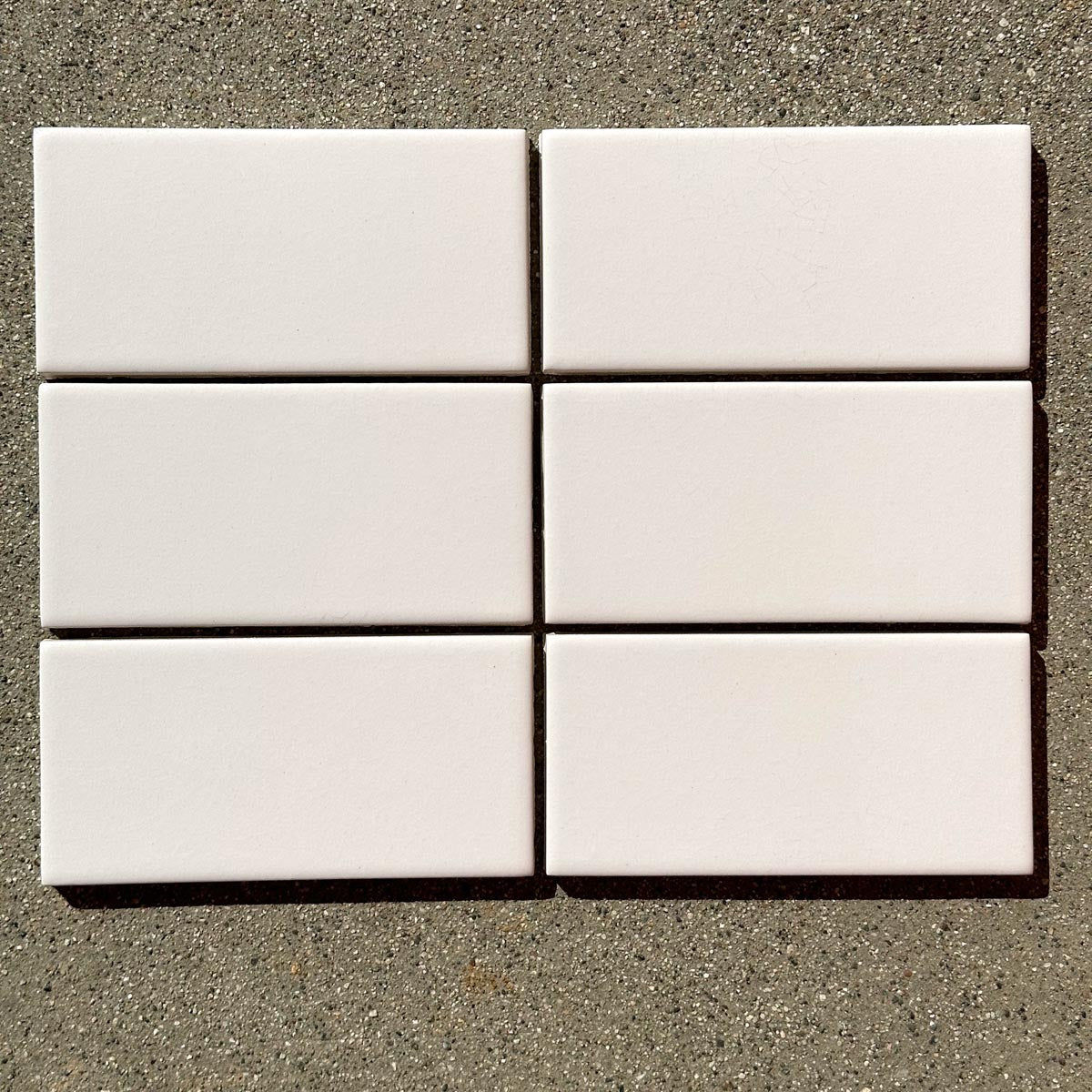 Waterworks | Architectonics 2 Handmade Field Tile 3x6 in Lola Glossy Crackle