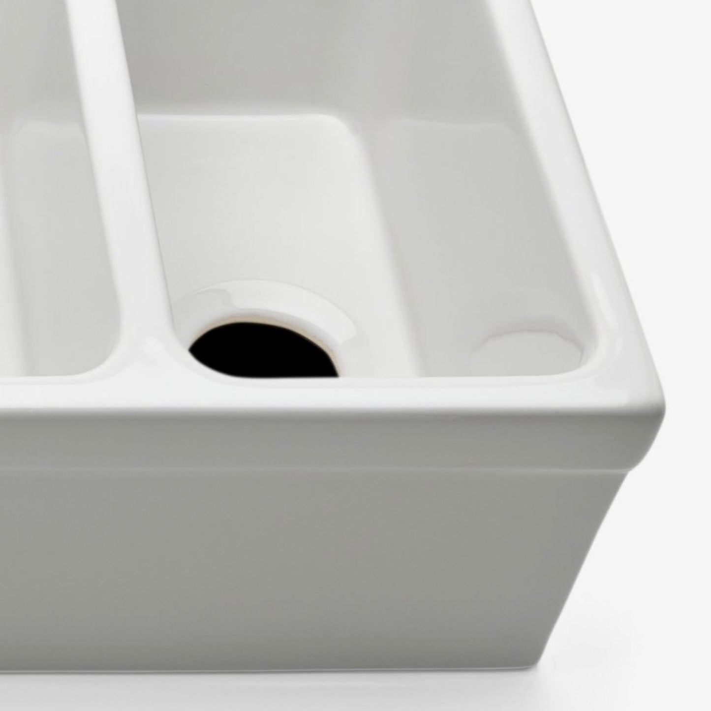 Waterworks | Clayburn Farmhouse Double Kitchen Sink 35 1/2 x 19 3/4 Fireclay