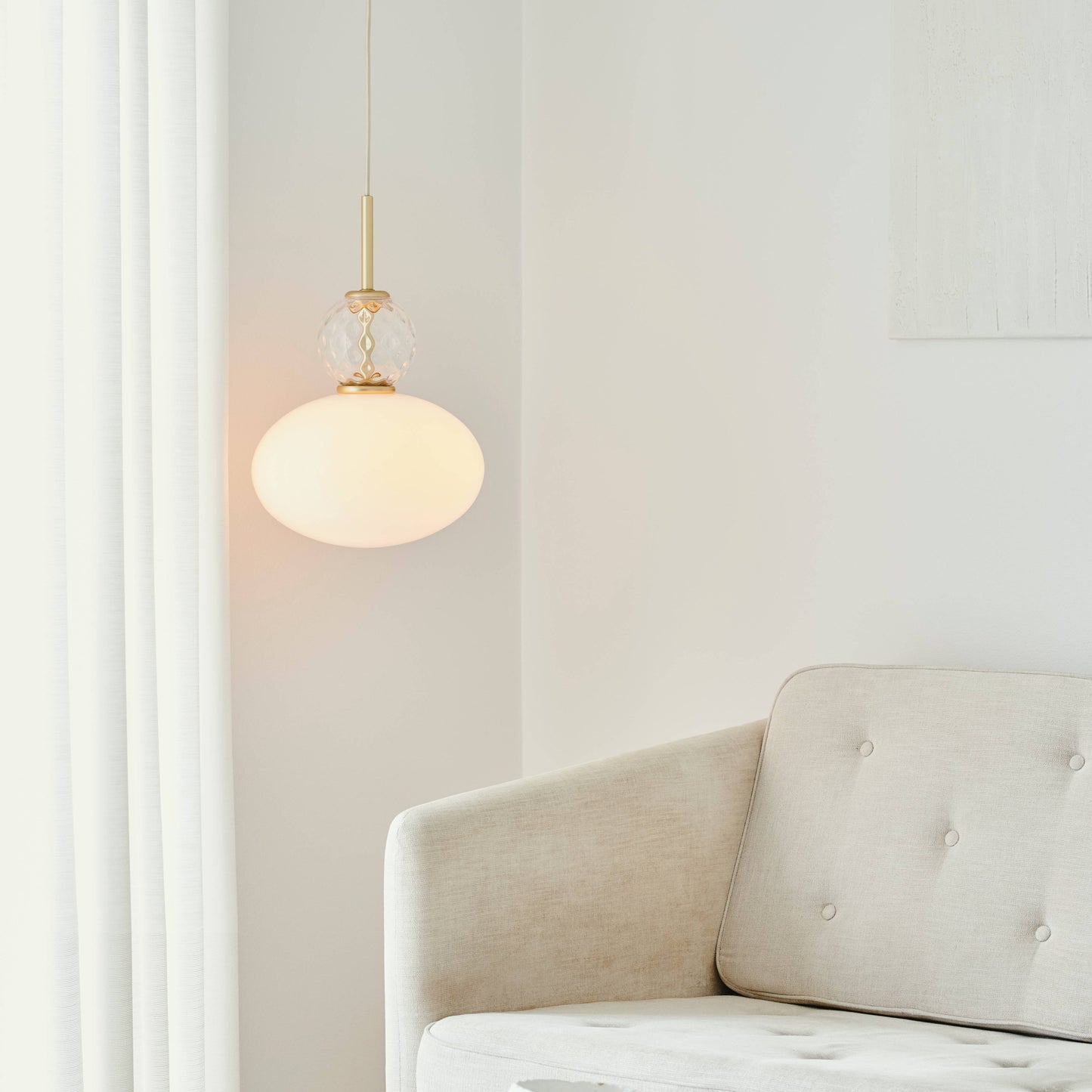 Nuura | Rizzatto 32 Pendant Light Satin Brass + Gold