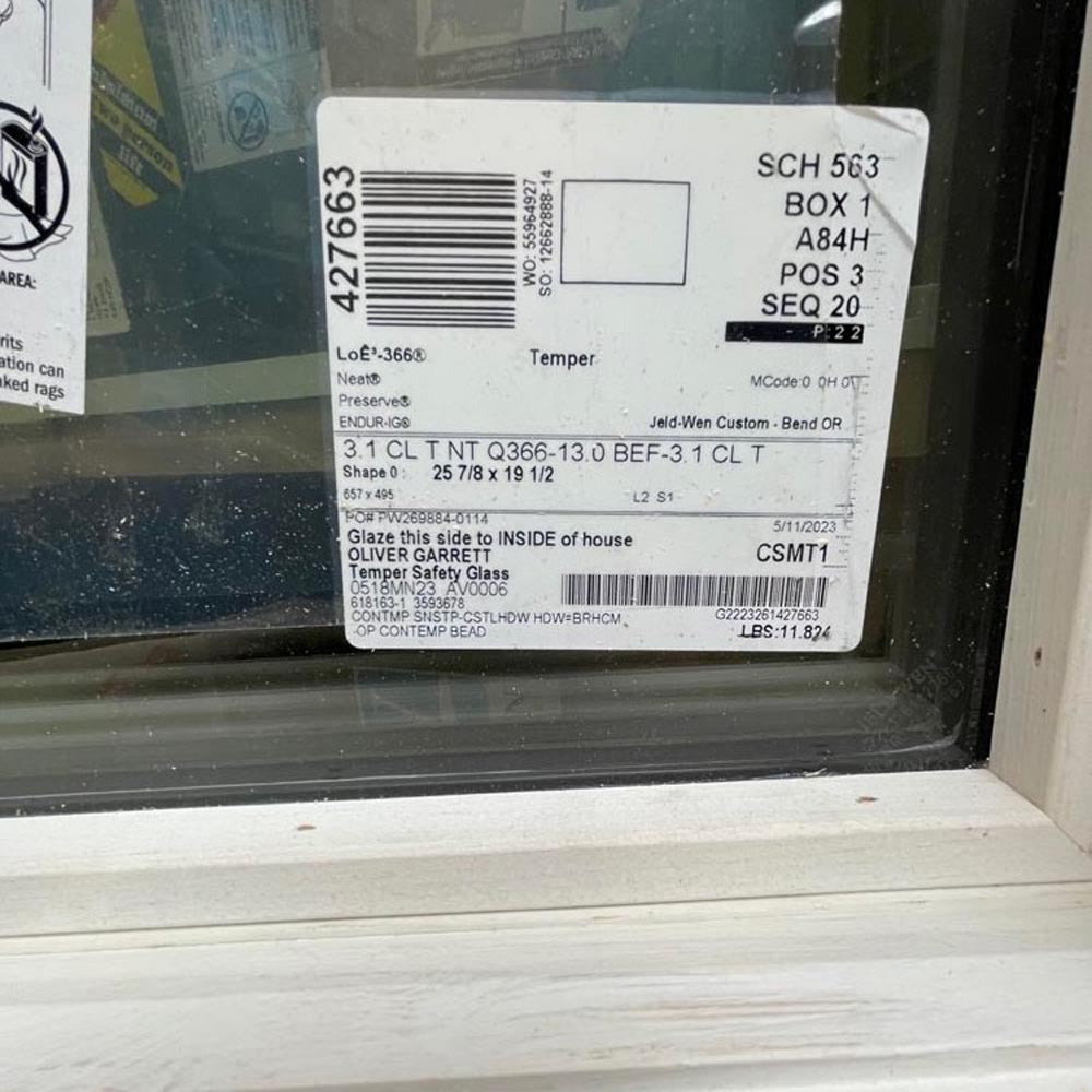 Jeld Wen | EpicVue Clad-Pine Awning 29-3/4"x24" in Luxury Bronze Argon Glass