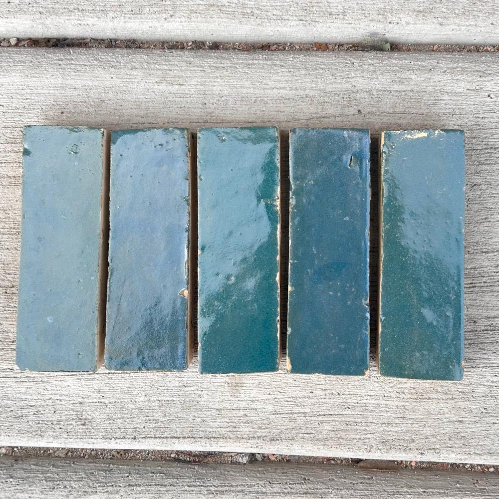 Clé Tile | Zellige 2x6x3/4 in Pending Storm, Bejmat