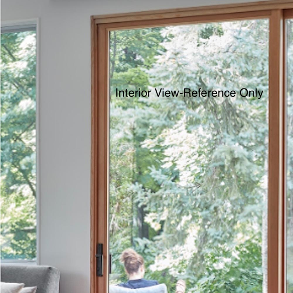 Loewen | 7ft x 12ft Sliding French Patio Doors OXXO, Alum Clad Ext, Fir Interior