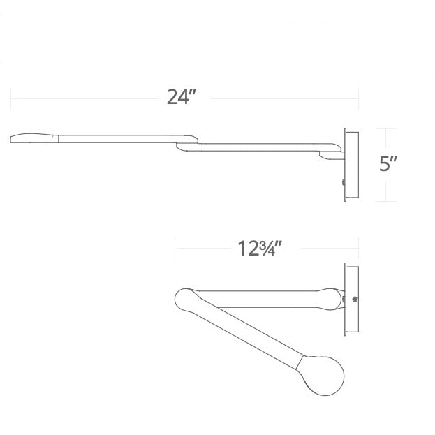 Modern Forms | Reflex Reading Light in Brushed Nickel