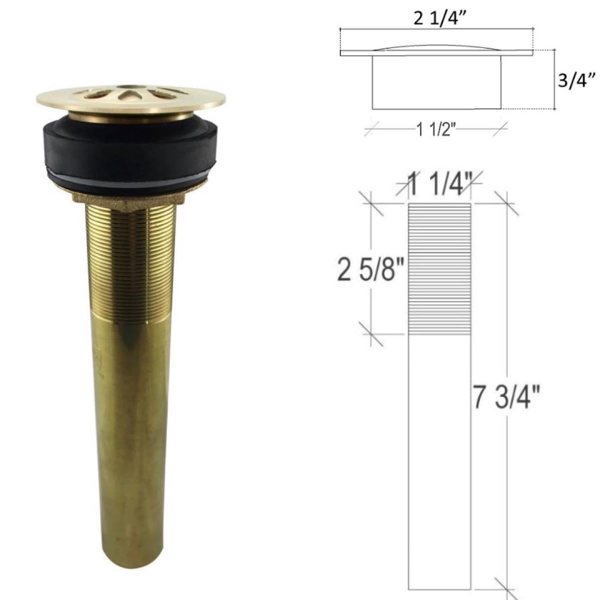 Linkasink | Grid Strainer in Satin Unlacquered Brass