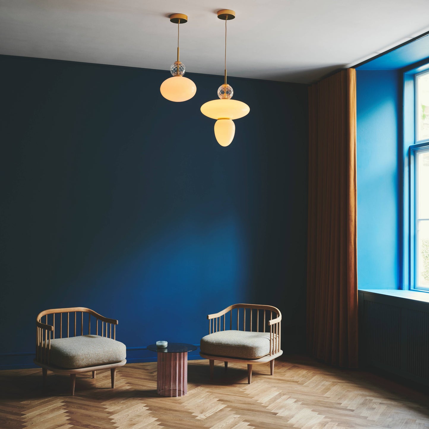 Nuura | Rizzatto 32 Pendant Light Satin Brass + Gold
