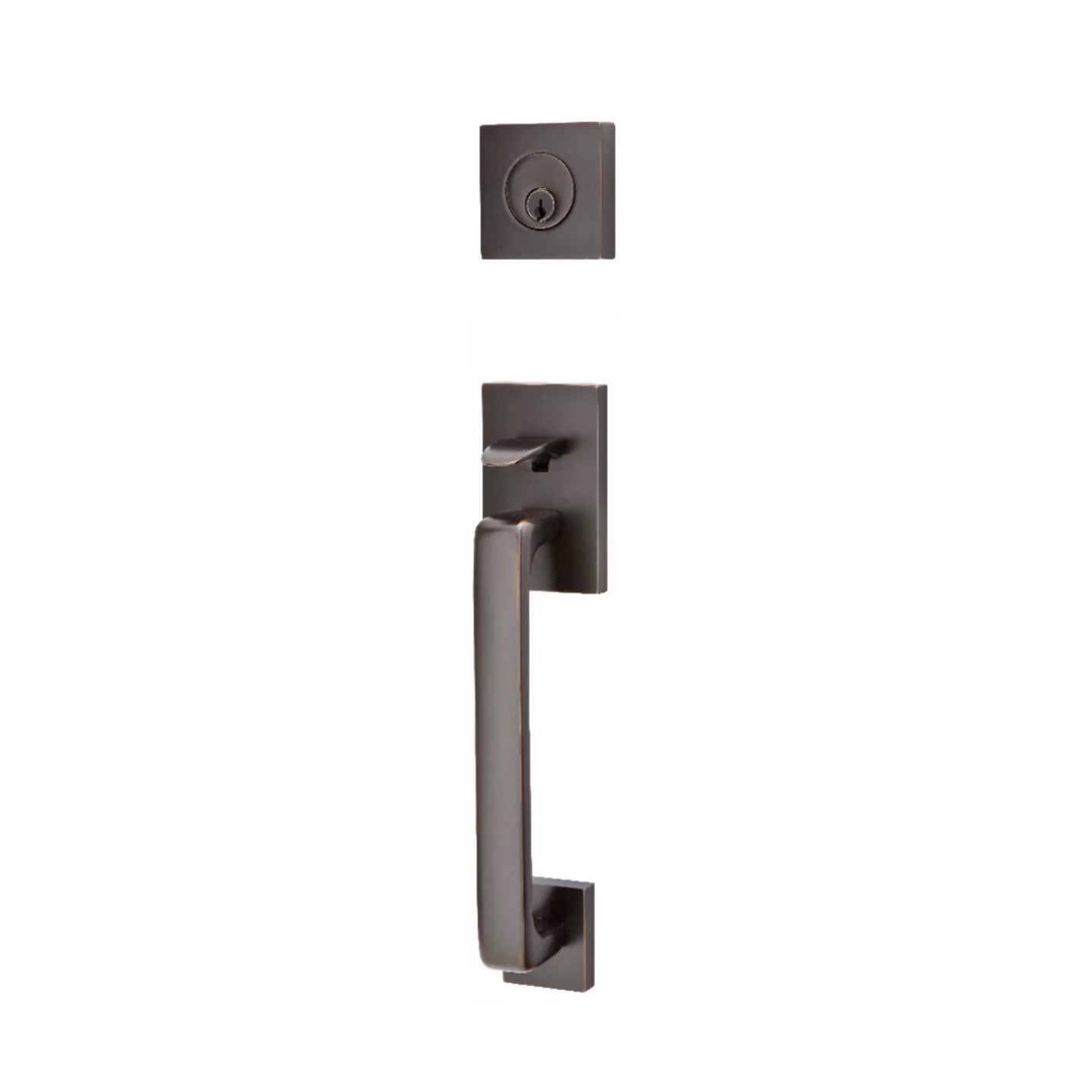 Emtek | Baden Tubular Entry Set in Oil Rubbed Bronze