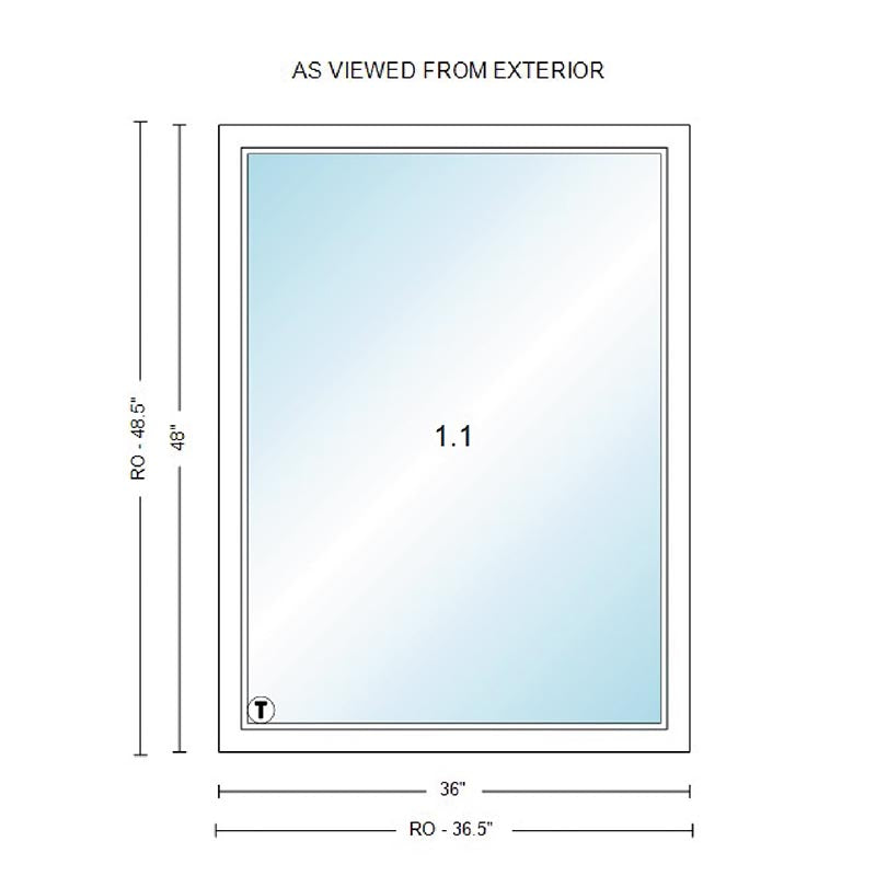 Kolbe | VistaLuxe Black Casement Window 36 x 48