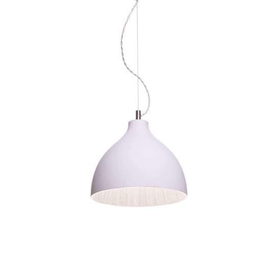 Decode | Heavy Pendant Light - Small White - Shade Only