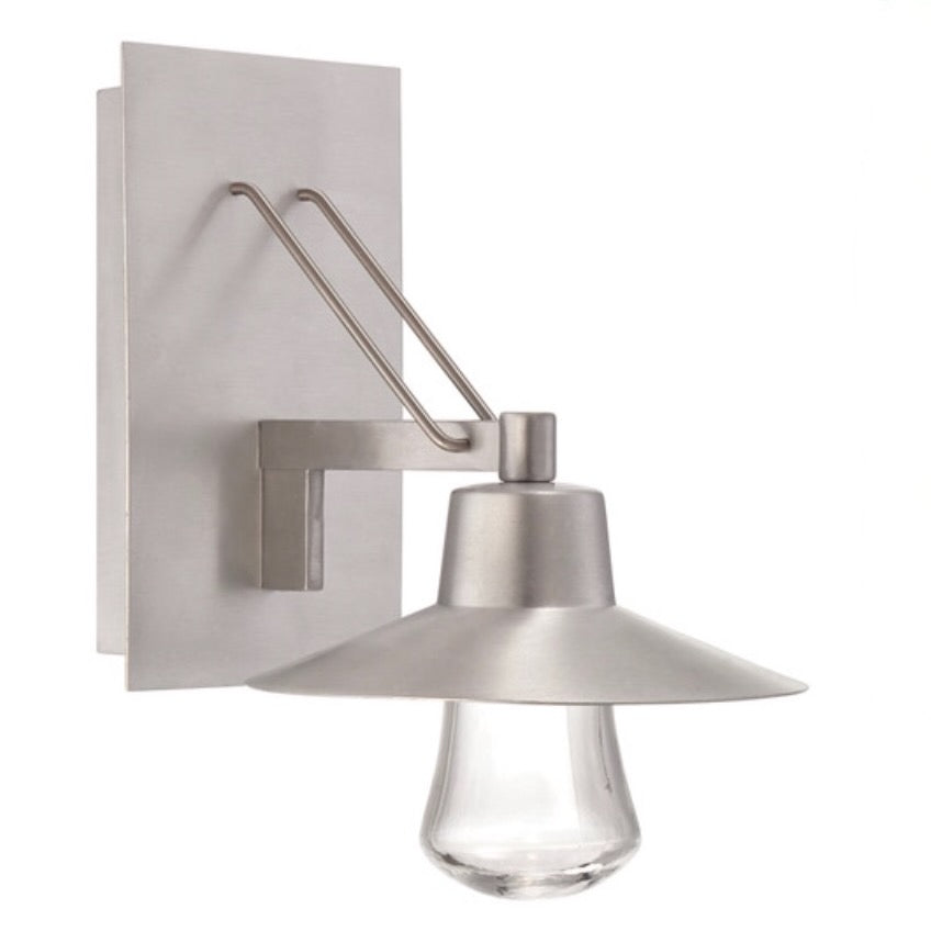 Modern Forms | Suspense LED 11 inch Brushed Aluminum Outdoor Wall Light