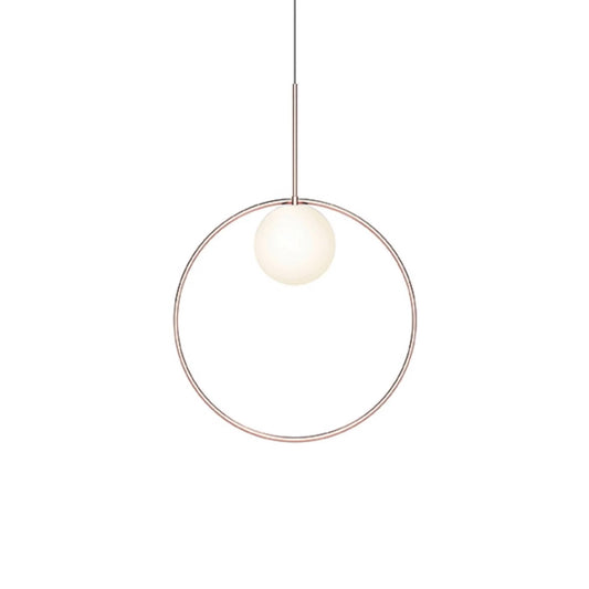 Pablo Designs | Bola Halo Pendant in Rose Gold, Medium