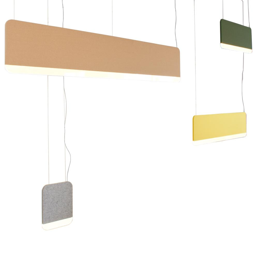 ANDlight | Slab Pendant Light - 30 Brown