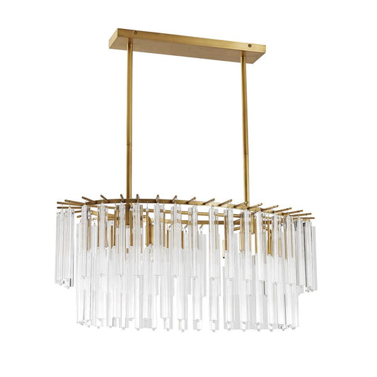 Arteriors Home | Nessa 6 Light Oval Small Chandelier in Bronze