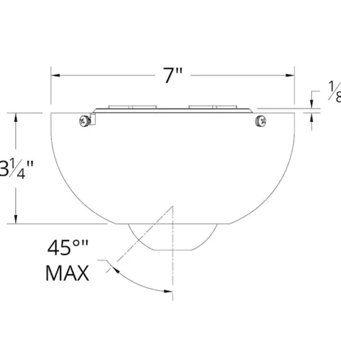 Modern Forms | Fan Slope Ceiling Kit in Matte White