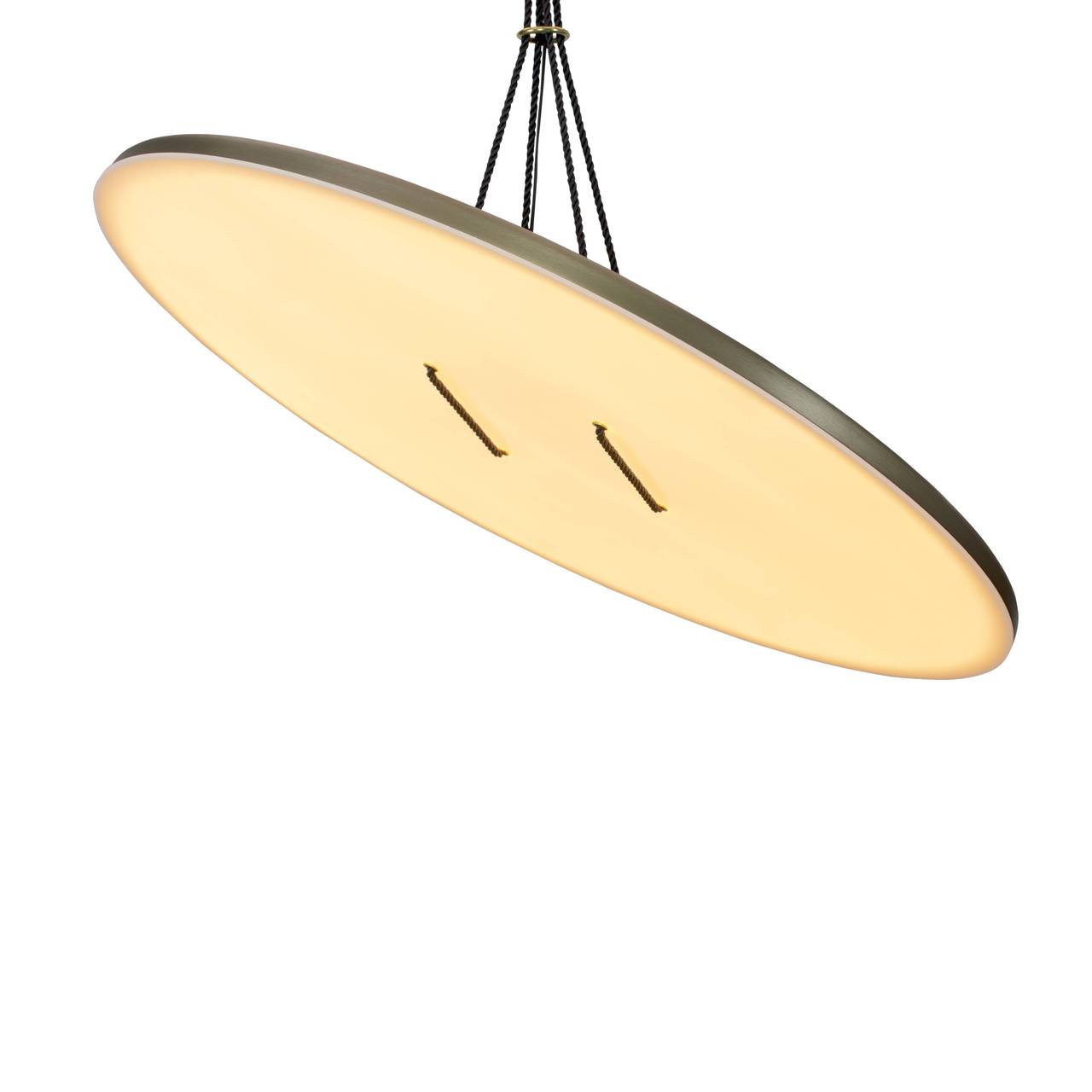 ANDlight | Button Pendant Light - 60 (23.5") Bronze Anodized