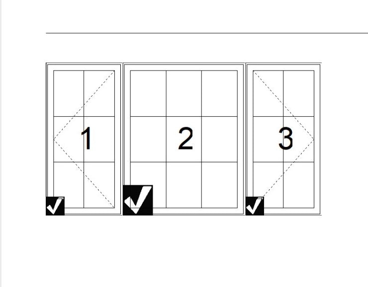 Andersen Window - Triple Casement 108 x 60in E Series