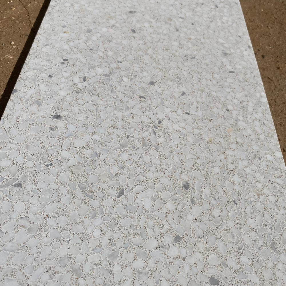 Concrete Collaborative Trails Alabaster with Custom Marble Chip 12"x