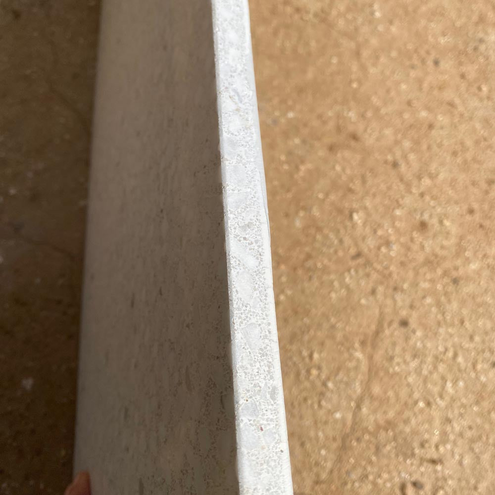 Concrete Collaborative | Trails Alabaster with Custom Marble Chip 12"x24"x5/8"