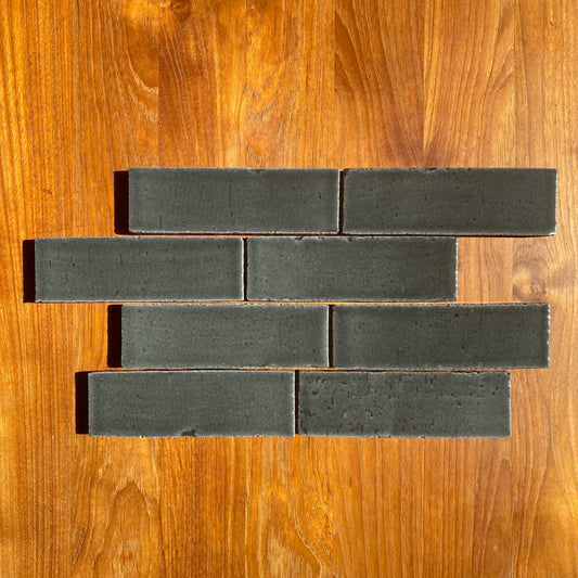 Fireclay Tile | 8x2.5 Glazed Thin Brick in Absaroka