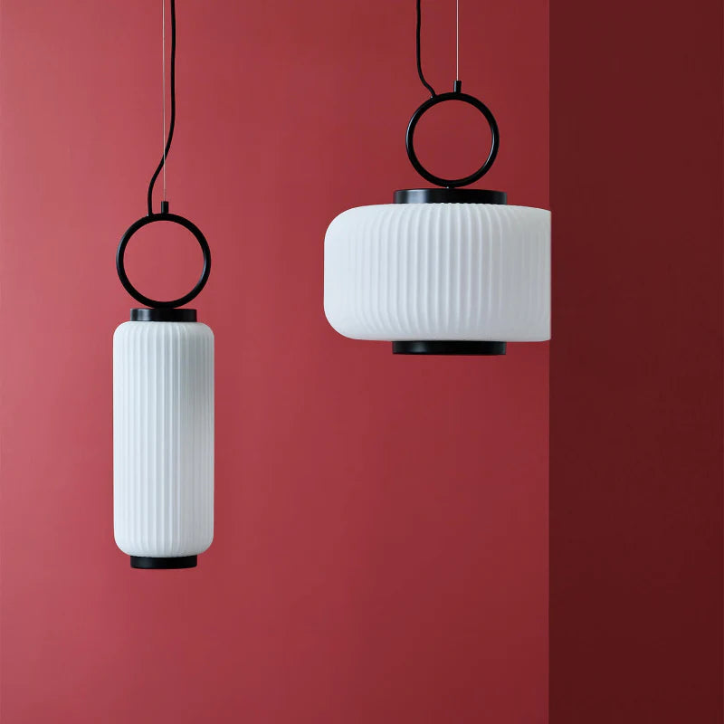 Lucie Kaas | Moonbeam Table Lamp Frosted Glass and Steel