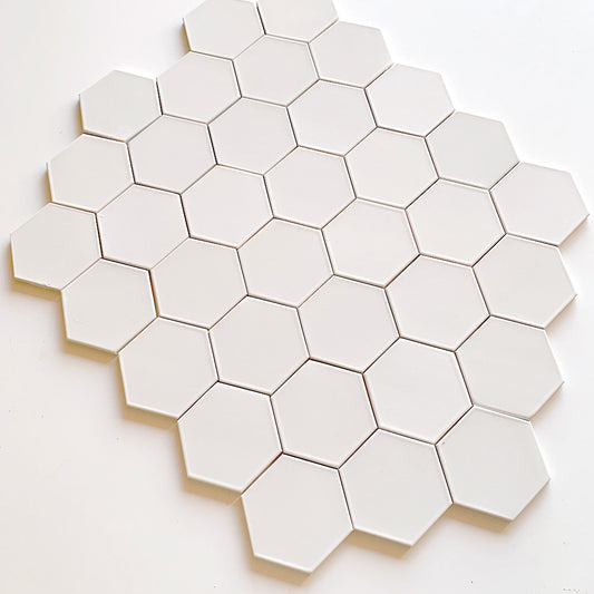 Heath Ceramics | 3.5 in Hex Tile - Parchment