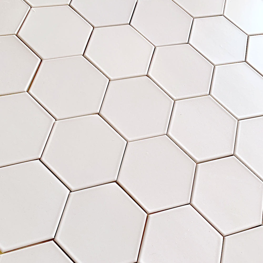 Heath Ceramics | 3.5 in Hex Tile - Parchment