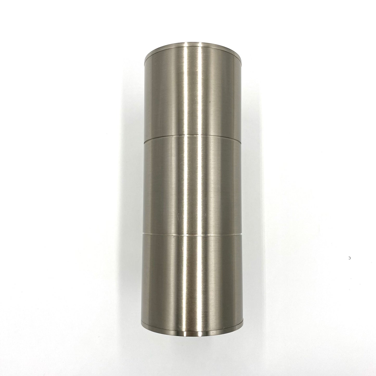 HomeSelects | Contempo 1-Light Brushed Nickel Outdoor Wall Sconce