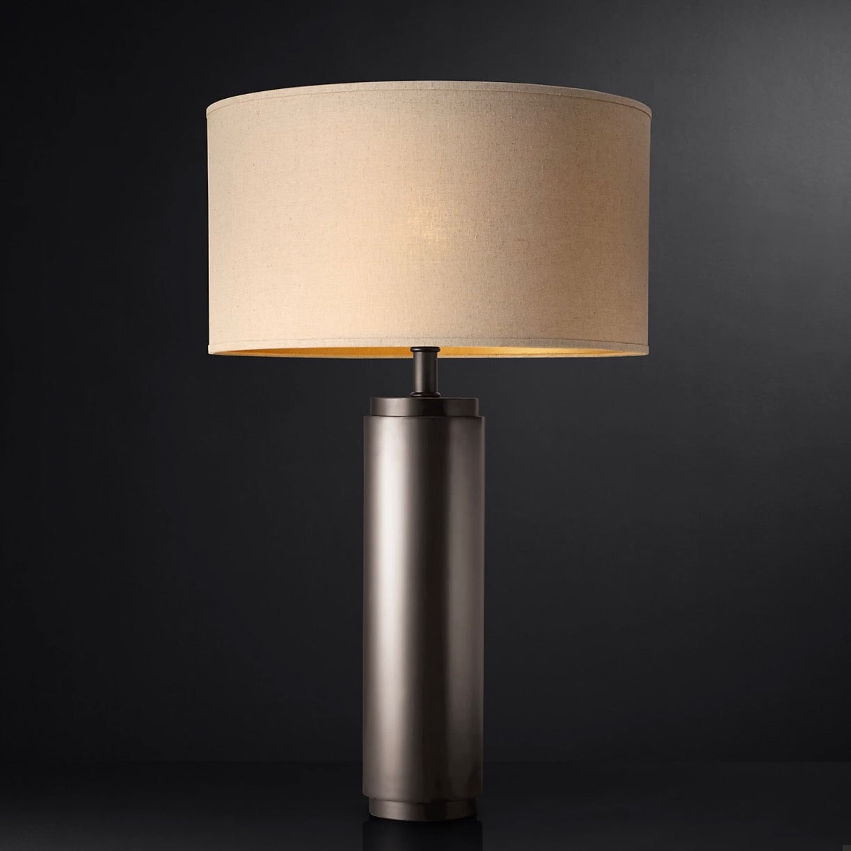 Restoration Hardware | Cylinder Column Table Lamp in Bronze