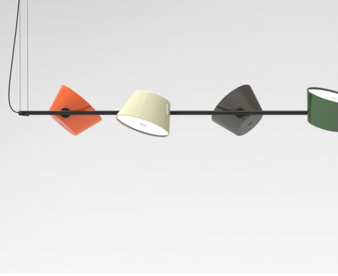 Marset × Fabien Dumas | Tam Tam 4 Linear Pendant Light