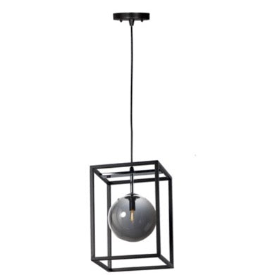 Maxim Lighting | Fluid LED 10" Black and Chrome Single Pendant