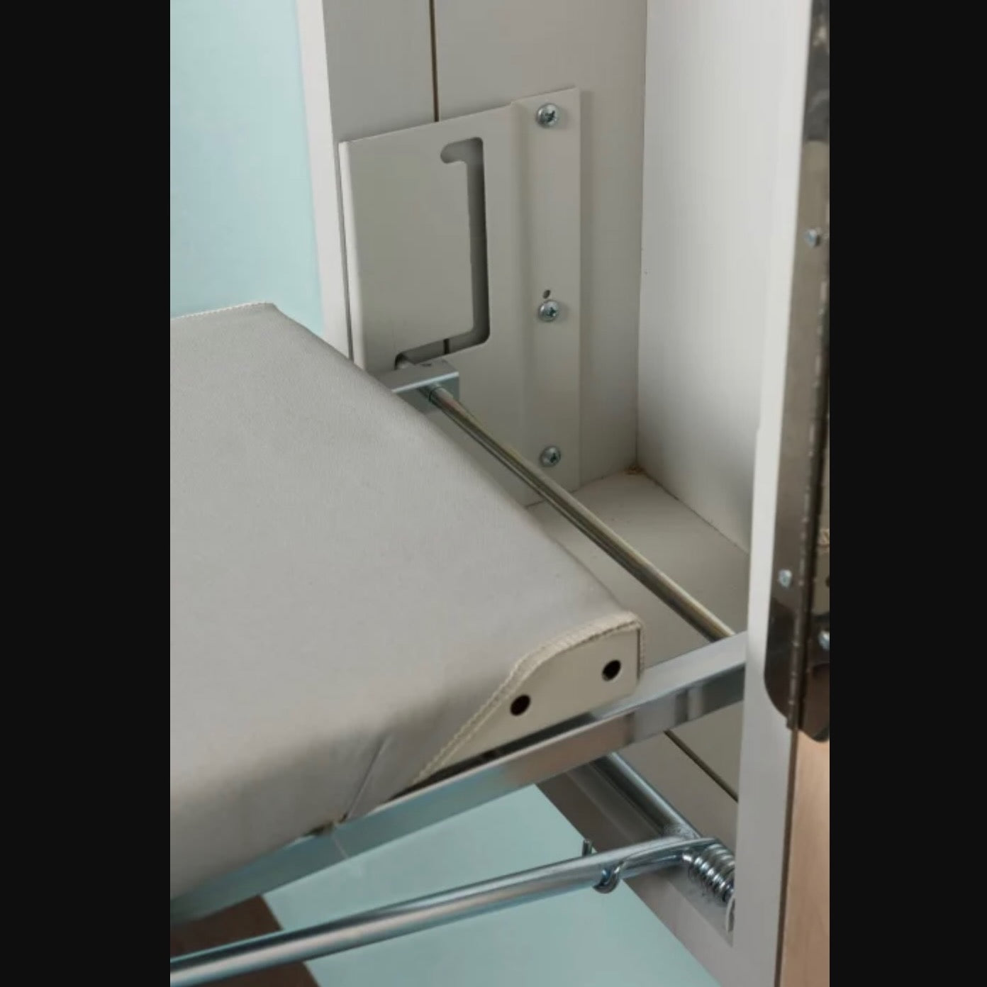 Iron-A-Way | AE-42 Deluxe Swivel Ironing Center with White Door