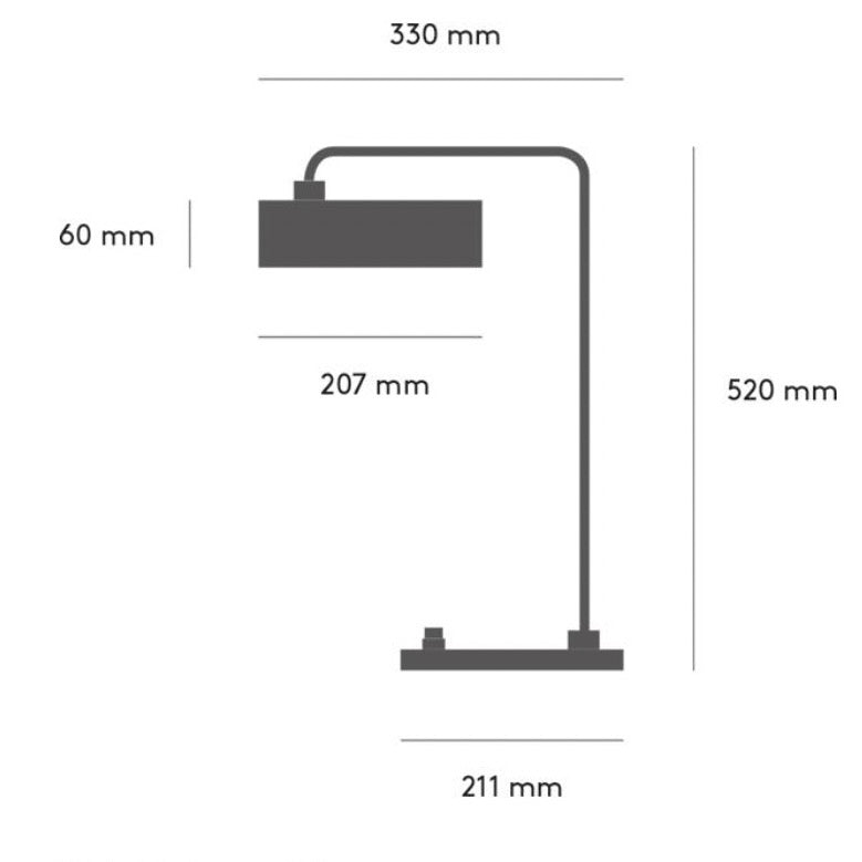 Made By Hand | Petite Machine Table Lamp in Light Pink
