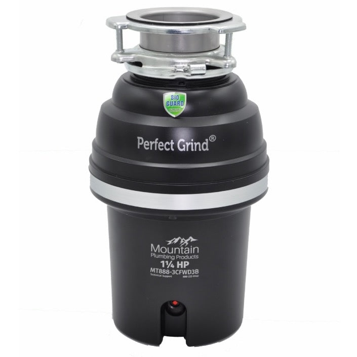Mountain Plumbing Products | Perfect Grind Waste Disposer Cont Feed 3Blt 1.25 HP