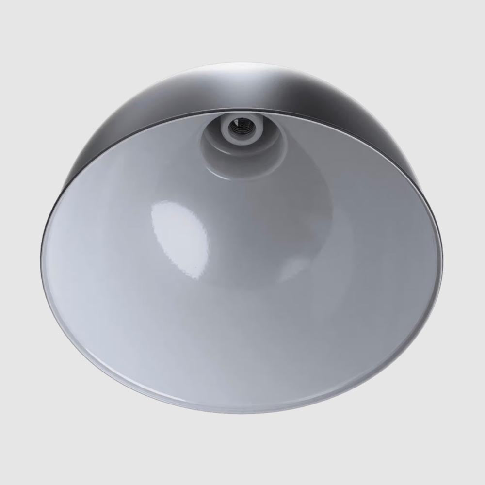 Steel Lighting Co. | Rose Bowl Pendant Light in White