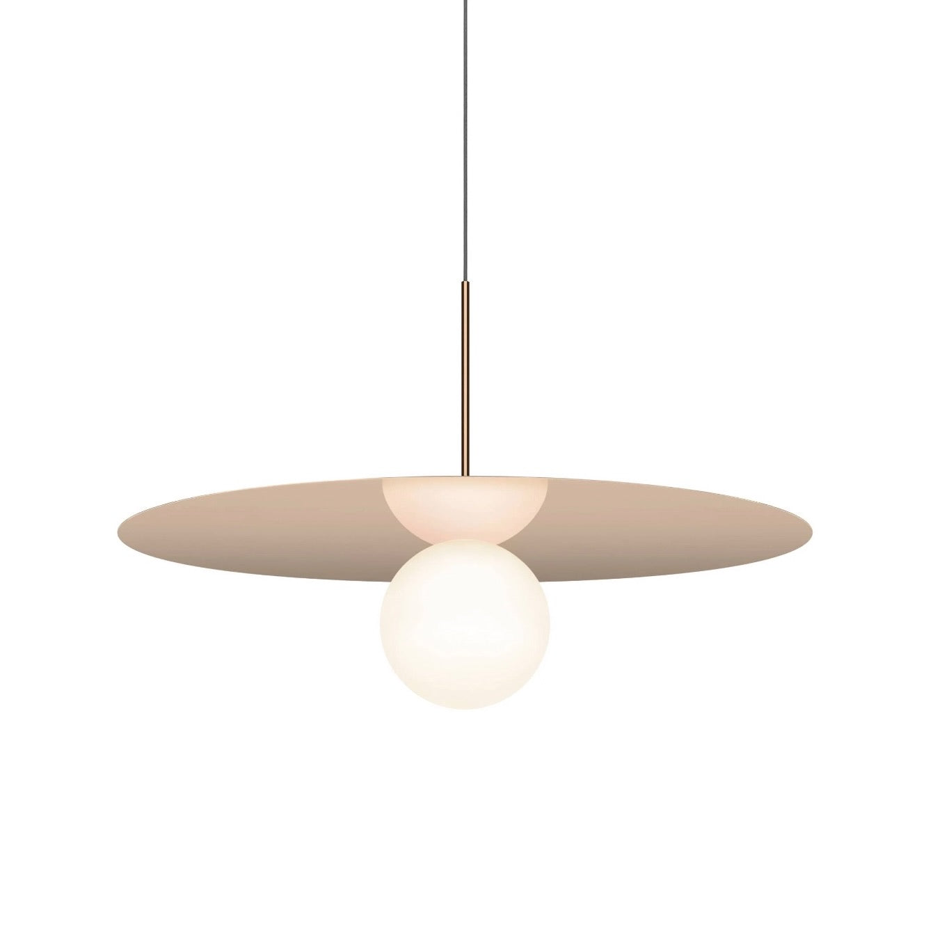 Pablo Designs | Bola Disc Pendant in Rose Gold, Medium