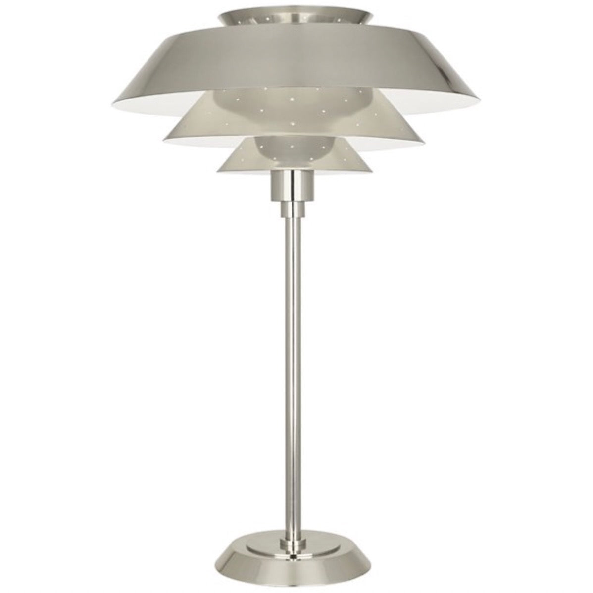 Robert Abbey | Pierce Table Lamp in Antique Silver
