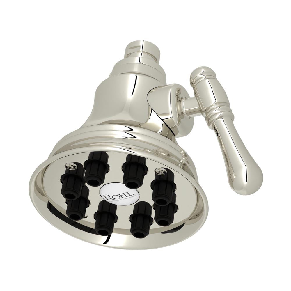 Rohl | 4 Inch Mantova Adjustable Showerhead - Polished Nickel