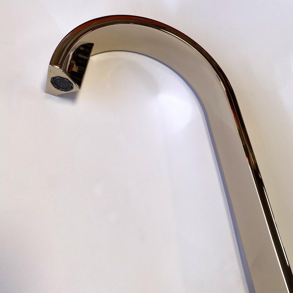 Rohl | Jorger Double Handle Widespread Bathroom Faucet Matte Crystal Handle