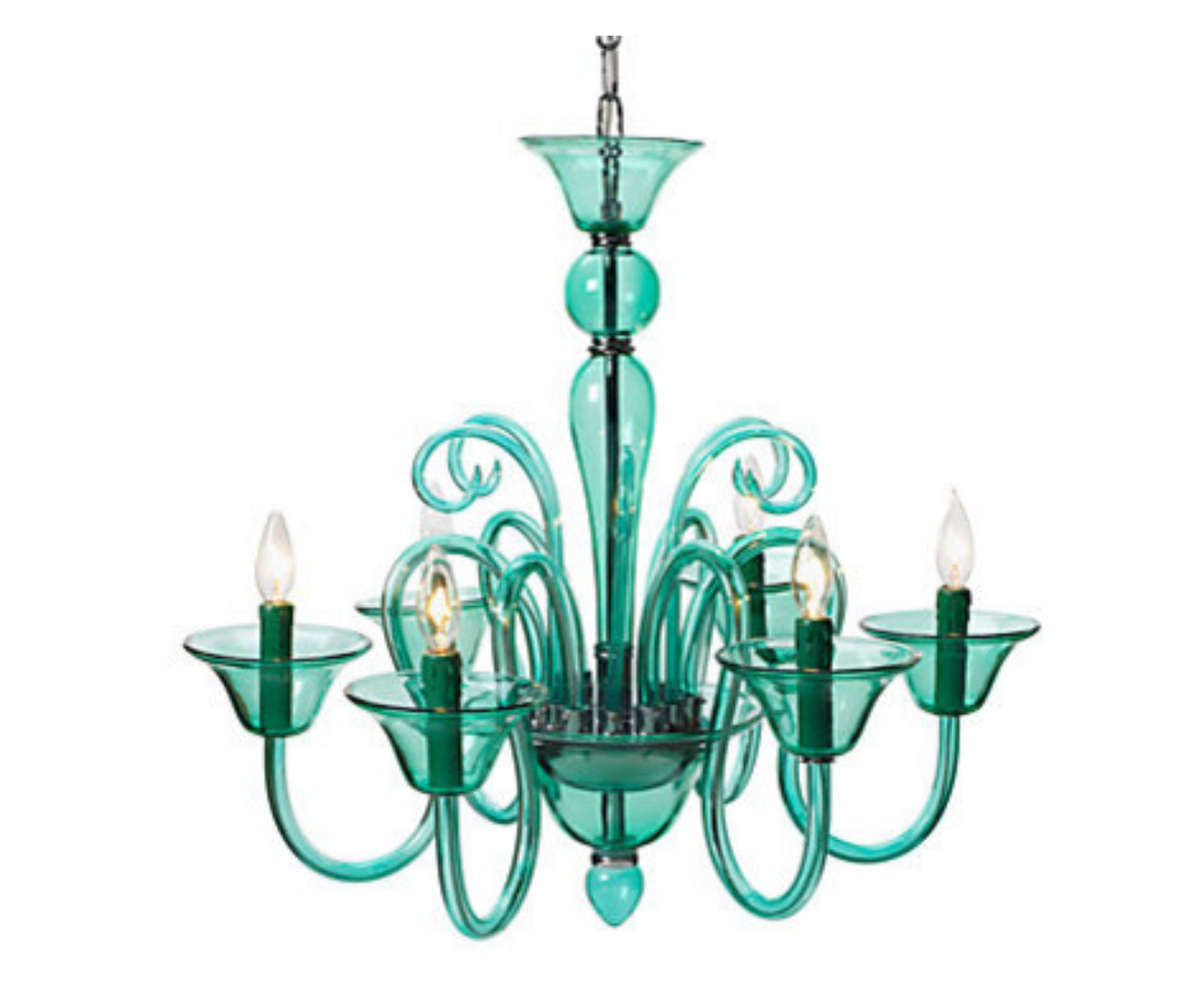 Z Gallerie | Calais Chandelier, Aquamarine