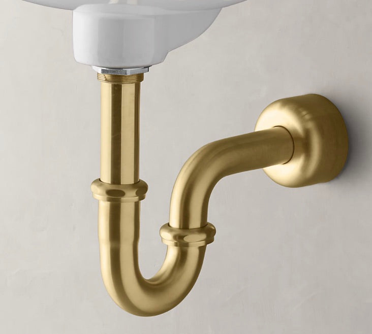 Restoration Hardware | Universal P Trap in Aged Brass