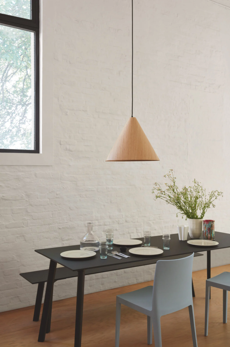 HAY | Johan van Hengel 30 Degrees Pendant Natural Oak - Small Shade