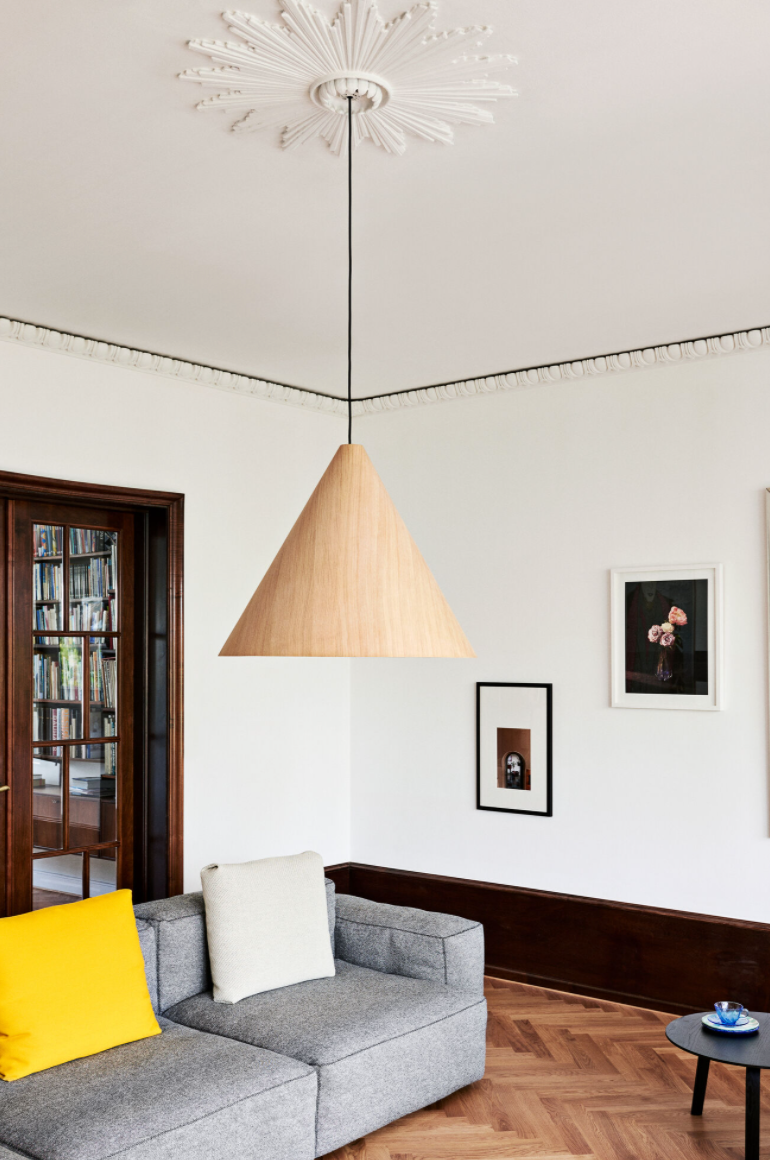 HAY | Johan van Hengel 30 Degrees Pendant Natural Oak - Small Shade