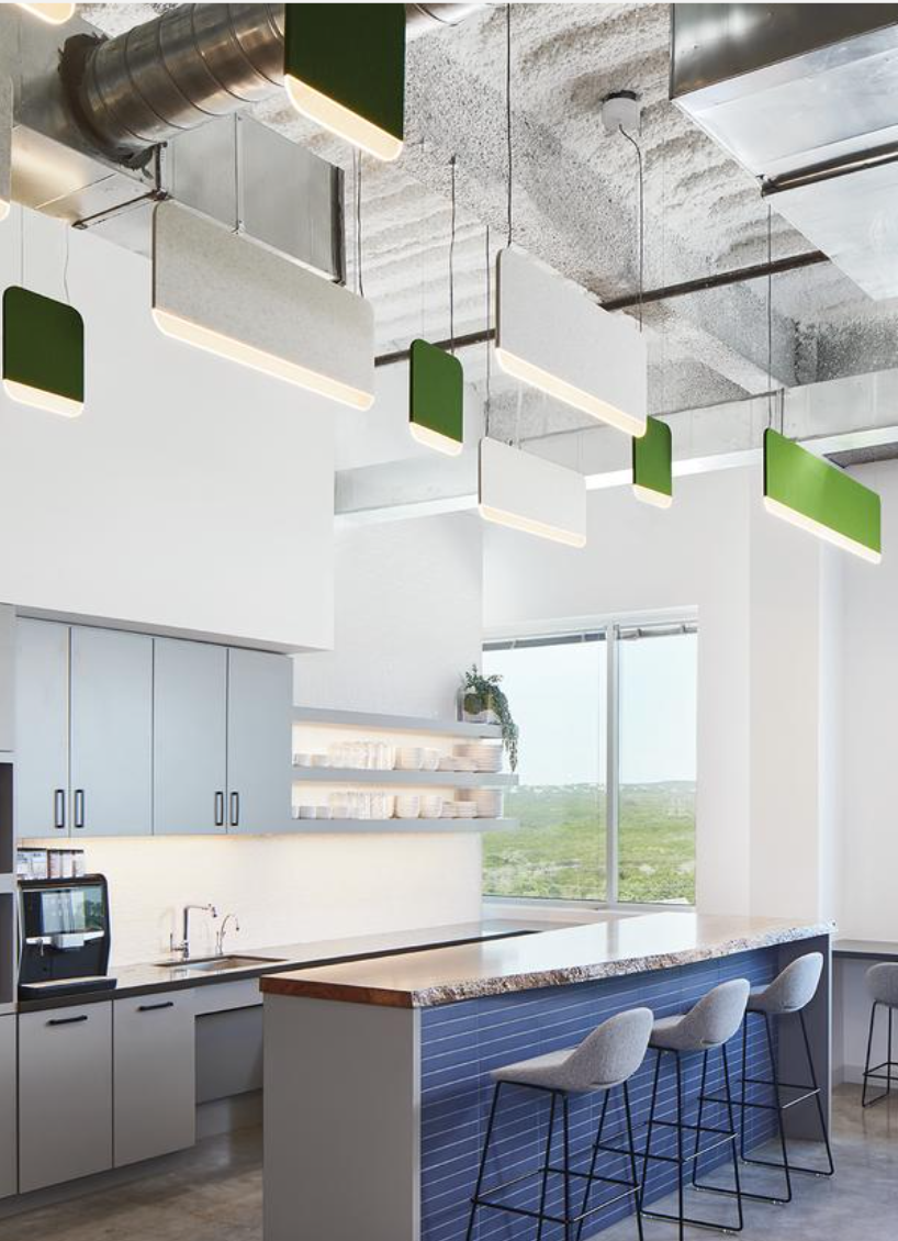 ANDlight | Slab Pendant Light 90 - Wool Felt Fern Green