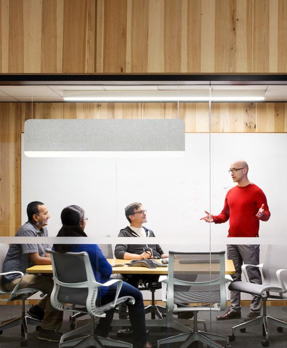 ANDlight | Slab Pendant Light - 150 Wool Felt Grey