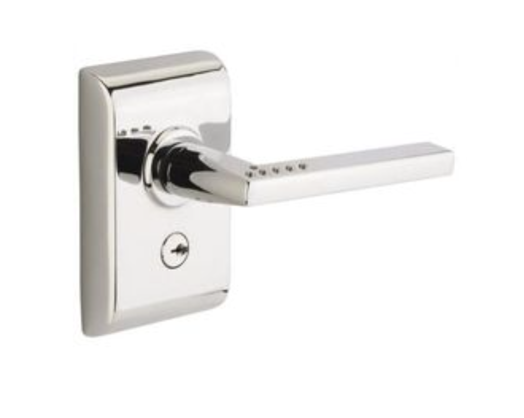 Emtek | Liscio Keypad Lever Lockset Bluetooth Helios Right Hd - Polished Chrome