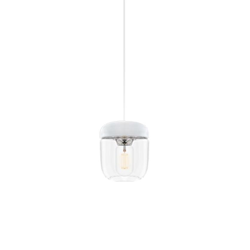 Umage | Acorn Pendant in White + Steel