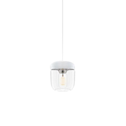 Umage | Acorn Pendant in White + Steel