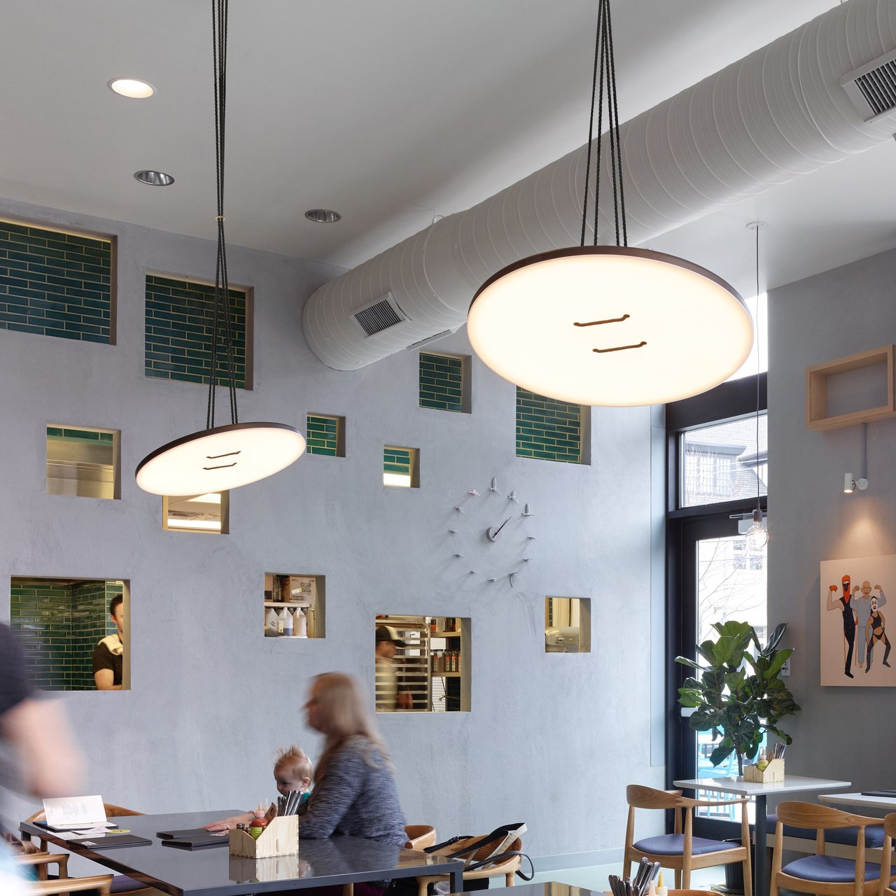 ANDlight | Button Pendant Light - 60 (23.5") Bronze Anodized