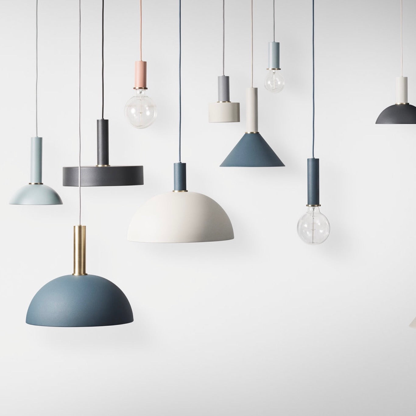 Ferm Living | Dome Shade Dark Blue
