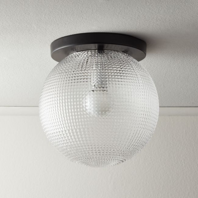 CB2 | EAO Halo Globe Flush Mount Pendant Light