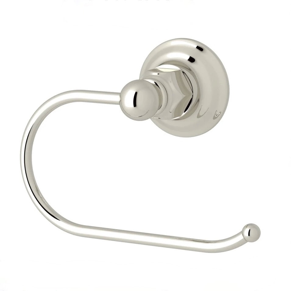 Rohl | Country Wall Mounted Euro Toilet Paper Holder in Polished Nickel CIS 8PN